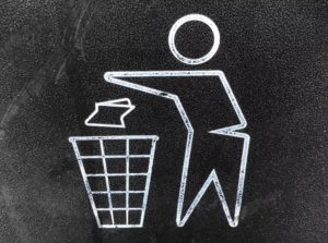 Logo of recycle garbage bin