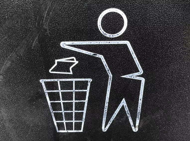 Logo of recycle garbage bin